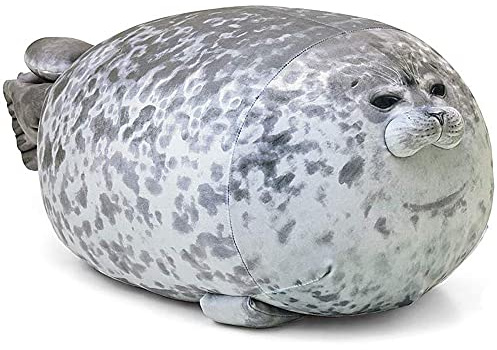 ETAOLINE Chubby Blob Seal Pillow Cute Seal Plush Toy Stuffed Animals