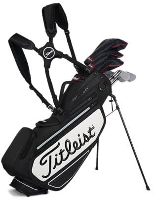 Titleist Tour Series Premium Stand StaDry Bag, Black/White