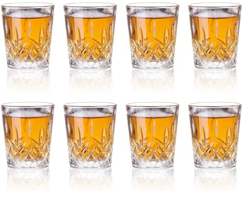 Soopiiso Lot de 8 verres à liqueur (50 ml)