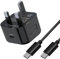 45W Charger Plug and Cable for Samsung Galaxy S25 Ultra/S24 Ultra/S23 FE/A56 5G/S24 Plus/S22 S21 A55 A36/A34 A15 A25 A53,Tab S7 S8 S9 S10 iPhone 16e/16 Pro Max Super Fast USB C Charging Phone Adapter