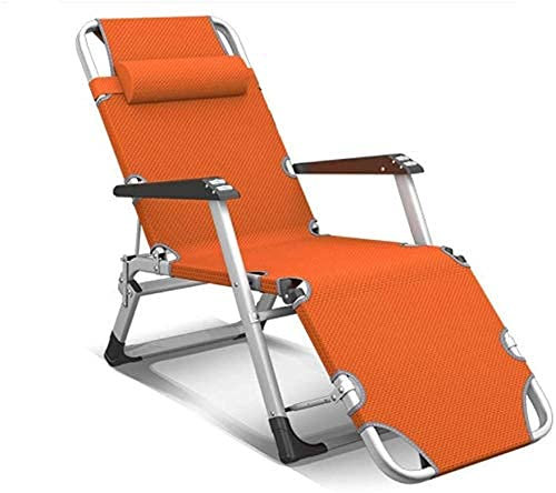 Guyifuny Klappbarer Loungesessel, strapazierfähig, Gartenmöbel-Sets, Sonnenliege, Camping-Gartenstühle, klappbare und verstellbare Sonnenliege