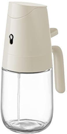 Oil Dispenser Bottle, Glass Vinegar Mister Sprayer, Multi-purpose Oil Bottle Spray and Pour, 300ml Vinegar Sprayer Kitchen Accessories for Grilling, Roasting