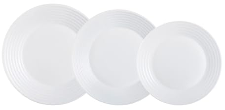 Luminarc Harena Vajilla Opal Apto Microondas Apto Frigorífico Ecológico