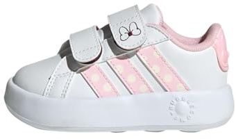 adidas Baby Disney Minnie Mouse Grand Court Shoes Infants White 7k