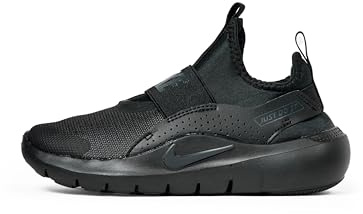 Nike Little Kid's Flex Runner 4 Running Shoe, Black/Black-Anthracite, 2Y