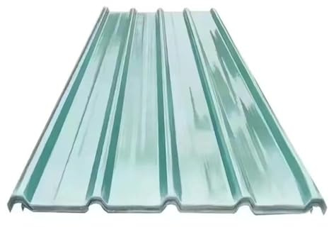 Clear Corrugated Roofing Panels - FRP Daylighting Sheets for Greenhouse and Garage Roofing, Dustproof and Rainproof, Set of 16 (0.9 x 1.1m / 35 x 43in)