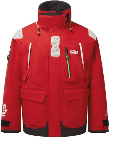 Gill OS1 Ocean Sailing Jacket - Maximum Waterproof Protection, Fully Taped Seams, Windproof, Breathable & Highly Durable