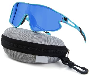 Dreammonkey Toddler Baseball Sunglasses 2T 3T 4T Baseball T Ball Lightweight UV400 Sports Cycling Shades For Boys Girls