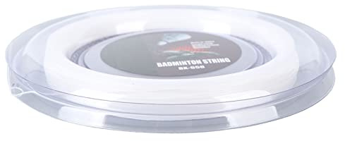 RASTKY Cuerda de Bádminton de 200 M, Línea de Cuerda de Repuesto Resistente Al Desgaste para Jugadores Profesionales, Material de Nailon (White)
