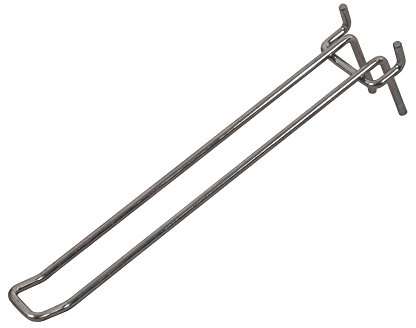 Gerso Lot de 100 crochets double pour paroi perforée, longueur 150 mm