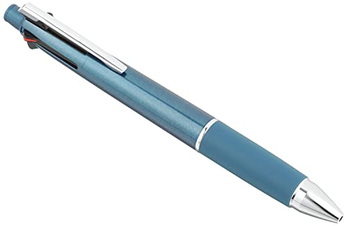 uni Jetstream Multi Pen 4 und 1, 0,5 mm Kugelschreiber (Schwarz, Rot, Blau, Grün) und 0,5 mm Druckbleistift, Blaugrün (MSXE5100005.39)