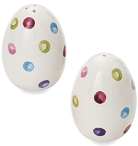 Cooksmart British Designed Salt Shaker | Salt Pots to Suit All Kitchens | Salt Shaker for Everday Use - Spotty Dotty