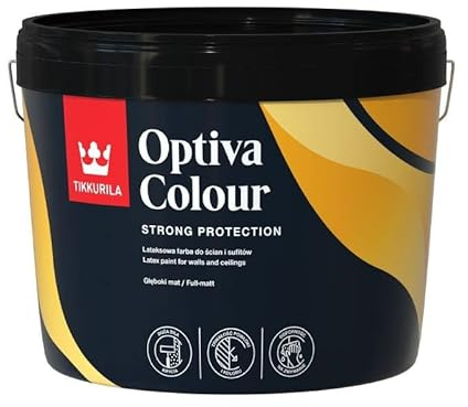 TIKKURILA Optiva Colour - High Opacity Matt Paint - Trade Emulsion For Bold Colours - 10 Litres