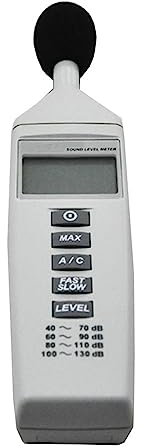 DELURA Misuratore di Decibel Fonometro Digitale Palmare Conservazione dei Dati