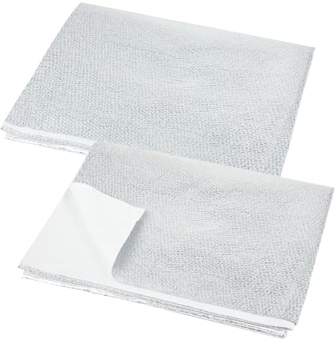 HFYZZ 2 Pack Heat Resistant Batting for Potholders - 35x 47 Inch Soft Heat Reflective Fabric Insulating Thermal Lining Batting for Quilting Sewing Crafts Pot Holder