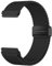 Mastten 22mm Nylon Sport Elastisch Geflochten Magnet Watch Armbänder Kompatibel mit Galaxy Watch 3 45mm Armband - Amazfit Balance Armband, 22mm Uhrenarmband für Damen Herren, Schwarz