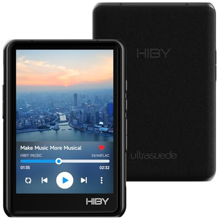 HiBy Musikspelare R3 PROII Qobuz Tidal Player MQA 8X DSD256native Hi-Res Audio certifierad mp3-spelare med pekskärm PO 3,5 mm + BAL 4,4 mm-uttag