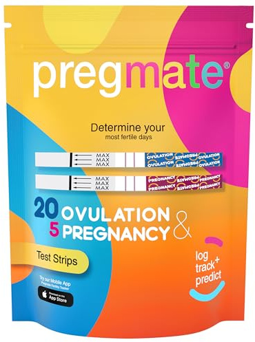 Pregmate 20 Ovulation and 5 Pregnancy Test Strips