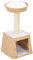 vidaXL Kratzbaum mit Haus Korb Abnehmbarem Kissen Katzenbaum Katzenkratzbaum Kletterbaum Spielbaum für Katzen Katzenmöbel Sisal Seegras Plüsch 64 cm