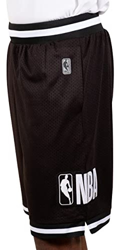 Ultra Game NBA Men's Knit Active Basketball Shorts Black