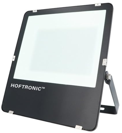 HOFTRONIC - LED Strahler Außen 200W 32000 Lumen 160lm/W 6400K Kaltweiß Flutlicht Außenleuchte Super Bright Fluter Außenstrahler IP65 Scheinwerfer 5 jahre Garantie