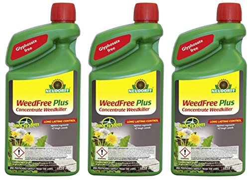 Wolvercroft Garden Centre Neudorff WeedFree Plus Concentrate Weed Killer (1020ml) x 3