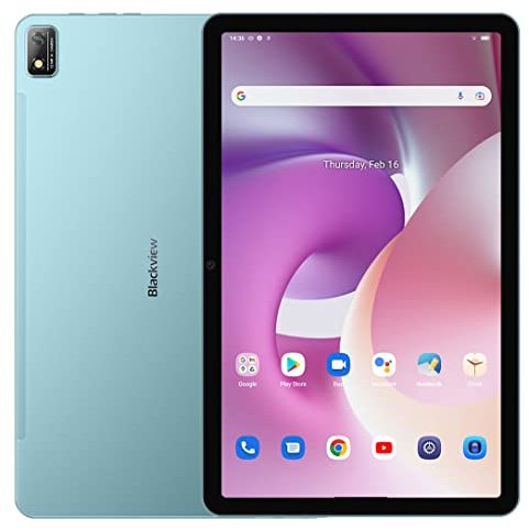 Blackview Tab 16 11'' 2K Display Android 12 Tablet, 14GB+256GB (1TB Extend) Widevine L1, 7680mAh Akku , Dual SIM 4G LTE+WIFI, 13MP+8MP Kamera, Quad Box Stereo Lautsprecher, 3 Lesemodi, GPS Grün