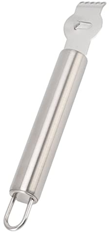 Keenso Rallador de Limón Fácil de Usar, Rallador de Limón, Trituradora para Pelar Frutas, Material de Acero Inoxidable 304 (SILVER)
