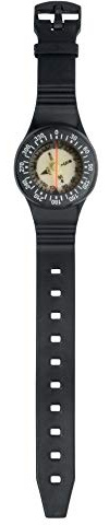 SEAC Compass, Bussola da Polso Compact, Cinturino e Fibbia ad Alta Resistenza e quadrante luminescente