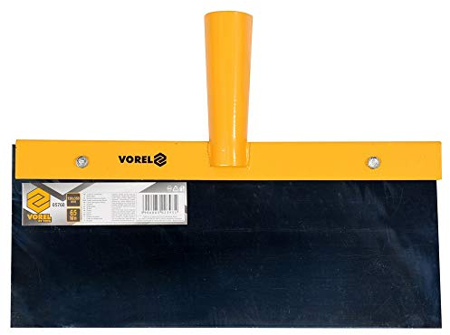 VOREL Grattoir à béton | Différentes tailles au choix | Lame en acier à ressort | Charnière anti-choc | Grattoir à ressort en acier 35 cm
