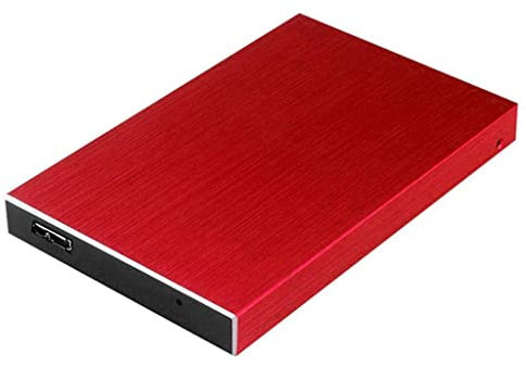 ZHCHAO Disco Duro HDD 2.5 500GB 1TB 2TB Disco Duro Externo portátil Disco Disco Duro Externo para computadoras portátiles(Color:Rosso)