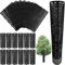 LZMDISU Lot de 15 protections extensibles pour tronc d'arbre - Protection contre les écorces d'arbre, les plantes et les arbres, facile à utiliser, excellente protection contre les tondeuses, les