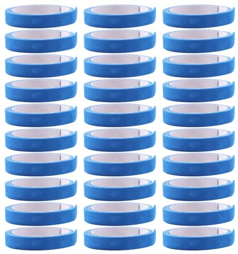 Wlinfetity 30 cintas protectoras de bordes de raqueta de tenis de mesa, banda lateral de esponja para remo, 10 mm de ancho, rojo/azul/negro (45 cm x 1 cm)