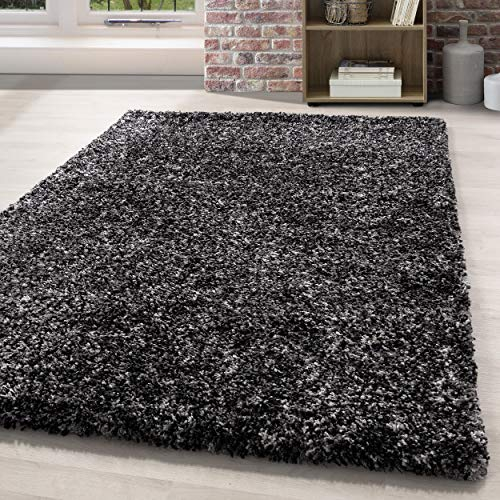 HomebyHome Shaggy Teppich 200x300 Wohnzimmer (200 x 290 cm) - Hochflor Wohnzimmerteppich Mehrfarbig Extra Weich und Flauschig - Langflor Teppiche für Schlafzimmer, Küche, Flur - Carpet, Halı