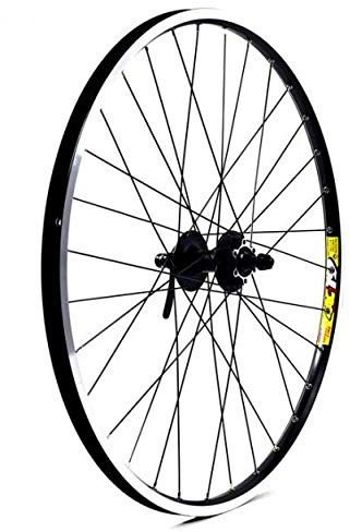 HBR KX Wheels: MTB 29 29er Doublewall Q/R Screw On Wheel Disc Brake in Black (Rear)-BLACK -29