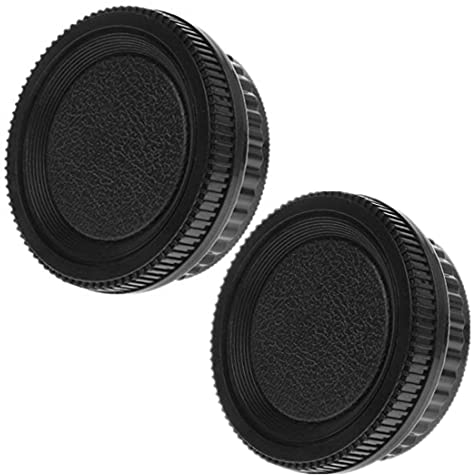Lot de 2 bouchons de protection arrière pour Pentax DS2, D,DL,DL2,K10D, K20D, K100D, K100D, K110D, K200D, K100D Super, K-5,K-7,K-30,K-r/x/m Caméras(2 sets)
