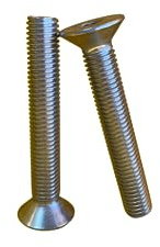 ISO 10642 (DIN 7991) - Viti a testa svasata M8 x 140, in acciaio inox A2 (V2A), esagono incassato, 25 pezzi