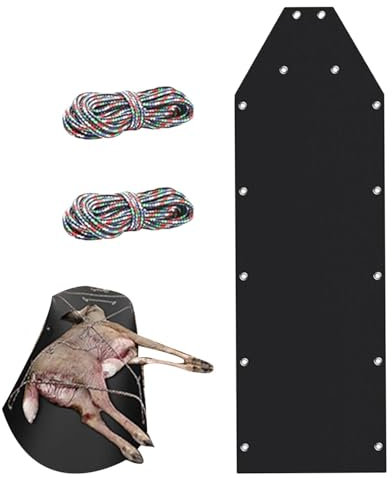 Trineo de arrastre de ciervos | Trineo de arrastre de ciervos | Trineo portátil de pesca en hielo | Trineo de juego multiusos | Juego de accesorios para pesca en hielo | Juego de accesorios para pesca