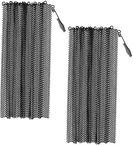 ULDIGI 2piezas Pantalla De Malla Para Chimenea Xin Con Diseño y Fácil Instalación y Protección Contra Chispas Para Hogar