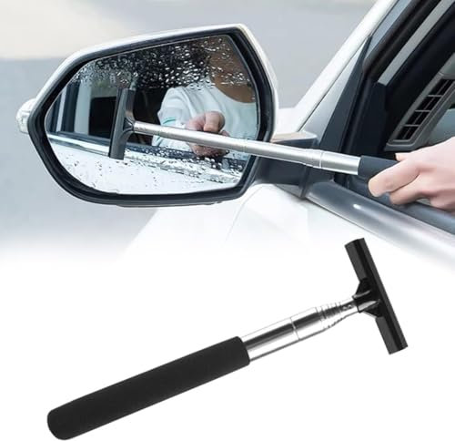 Tergicristallo,Spazzola Per Vetri,Tergivetro Per Doccia,Tergivetro Doccia,Spatola Doccia Vetro,Tergipavimento Multiuso Per Specchio,Bagno,Finestra,Pavimento, 20,5 * 6,5 cm, retrattile fino a 100 cm