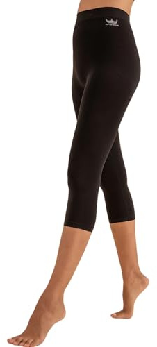 ANAISSA Leggins Mujer Capri Compresivo. Mallas con Efecto Vientre Plano y Estilizante. Leggins Deportivos Mujer Reductor. Mallas Deporte Mujer con Tecnologia Emana Avanzada. Certificado Oeko-Tex