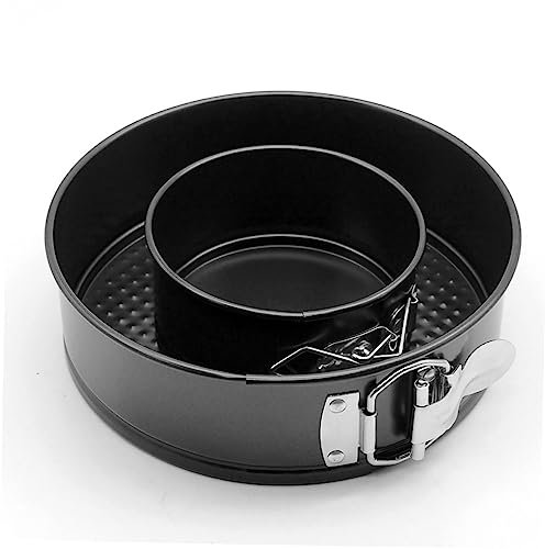 DONFAMDS Teglia da Forno Acciaio Carbonio con Chiusura Stampo per Torte per Uso e Professionale Facile Resistente Calore