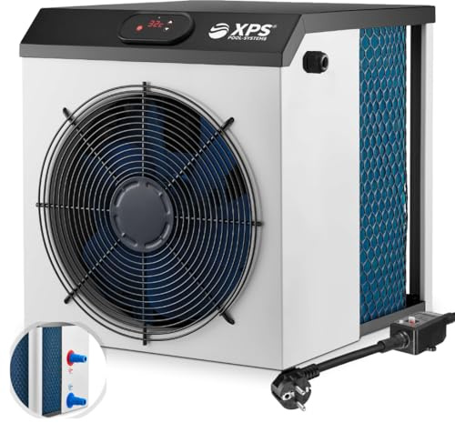 Pool-Wärmepumpe XPS-35 3,5kW bis zu 12m³, COP 5,5 - Energieeffiziente Poolheizung für Aufstellbecken - Ultrakompakte Poolheizung