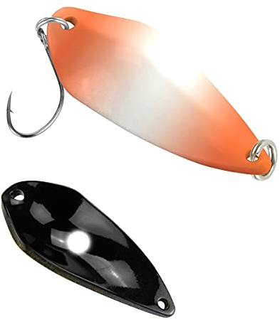 FTM Spoon Rock 4,2gr. neon orange lumi/schwarz m. Glitter lumi