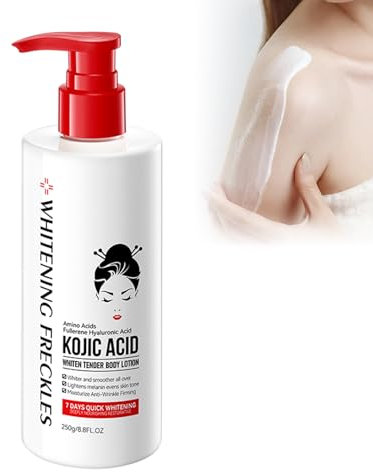 Crema Iluminadora, Leche Corporal Hidratante, Loción Corporal para un Cuidado Hidratante Intenso, Crema Blanqueadora Corporal, Crema Hidratante Corporal Enriquecida para Pieles Secas Sensibles