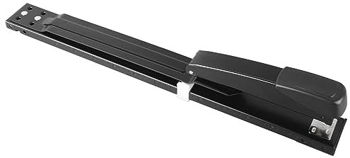 Stationärer Hefter, 20 Blatt Kapazität, Kunststoff-Hefter mit Großer Reichweite, Stabile Struktur, Ergonomisches Design für das Heimbüro