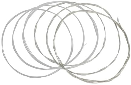 GIJMZY Corde per Chitarra da Concerto Corde for Chitarra Classica Classica Parti di Ricambio Corda in Nylon Trasparente Accessori for Strumenti Musicali in Argento