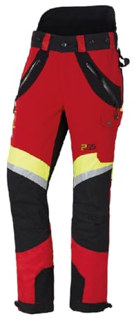 PSS Schnittschutzhose X-Treme Air Rot/Gelb Gr. 98 schlank und groß