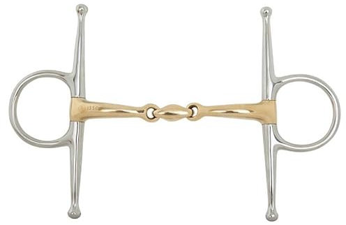 BR Knebeltrense doppelt gebrochen Soft Contact 14 mm Shanks 165 mm