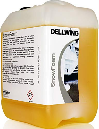 DELLWING Snow Foam Shampoo BubbleGum 2,5 L - Ideal für die sanfte Vorwäsche - Bildet eine dicke und langanhaltende Schaumdecke mit einem schönen Duft